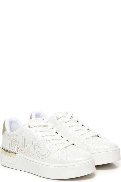 ウィメンズ Liu-Joのシューズ Liu-Jo Saffiano Trainer With Logo