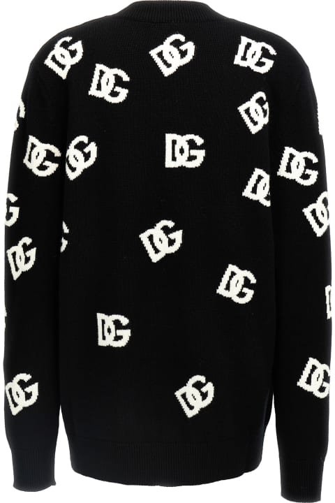 Homeware Dolce & Gabbana Jacquard Logo Cardigan