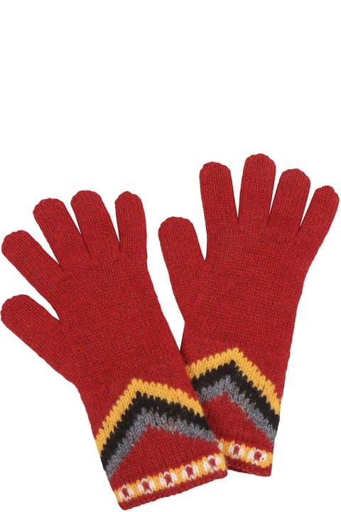 Alanui for Women Alanui Detailed Knit Gloves