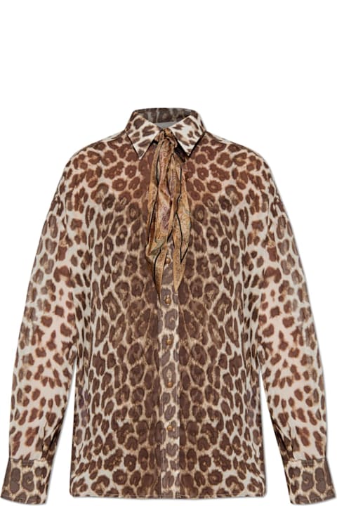 Zimmermann Topwear for Women Zimmermann Animal Print Shirt