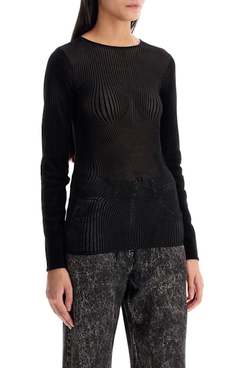 Jean Paul Gaultier Topwear for Women Jean Paul Gaultier Mesh 'morphing Pinst