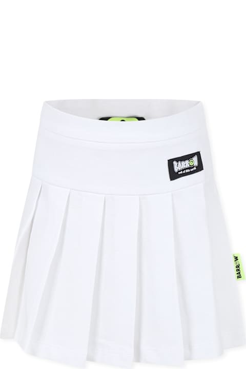 Fashion for Girls Barrow White Skirt For Girl With Logo