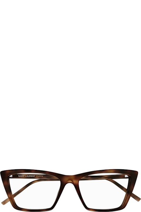 Saint Laurent Eyewear Gloves for Women Saint Laurent Eyewear Saint Laurent Sl 737 Mica Thin Opt Linea Sl Logo Gloves