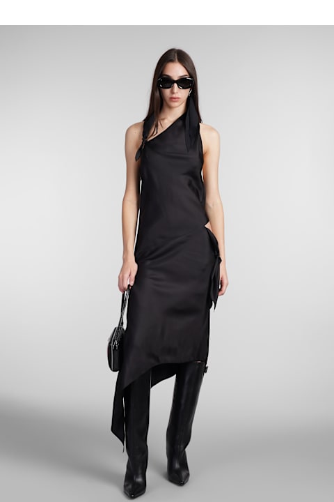 Dresses for Women Courrèges Dress In Black Silk