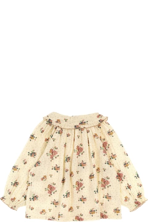 Topwear for Baby Girls Bonton Floral Shirt