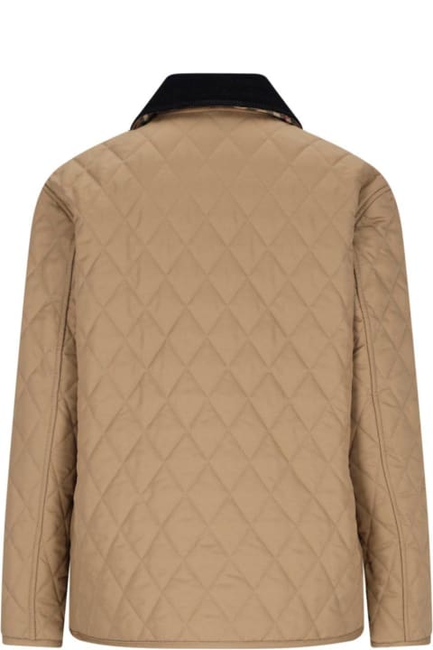 Burberry Coats & Jackets for Women Burberry Long Sleeved Quilted Jacket
