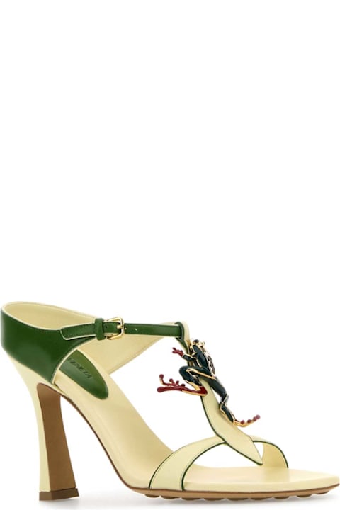 Homeware Bottega Veneta Two-tone Leather Rana Mules