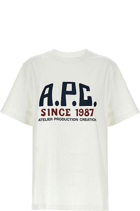 Fashion for Men A.P.C. Logo Print T-shirt