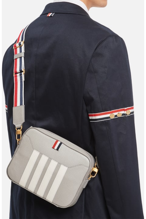 Bags for Men Thom Browne Small Leather Camera Bag