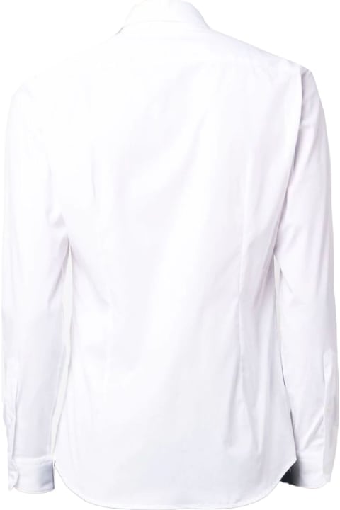 メンズ Fayのシャツ Fay White Stretch-cotton Shirt