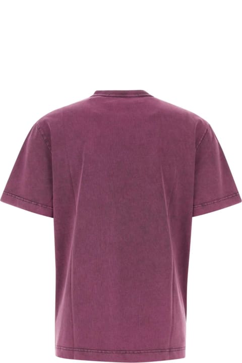 Alexander Wang Topwear for Men Alexander Wang Purple Cotton T-shirt