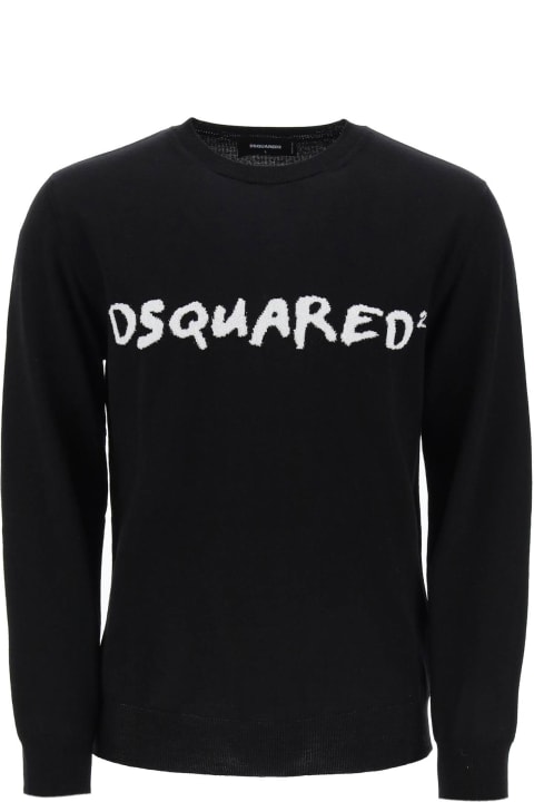 Dsquared2 for Men Dsquared2 Textured Logo Sweater
