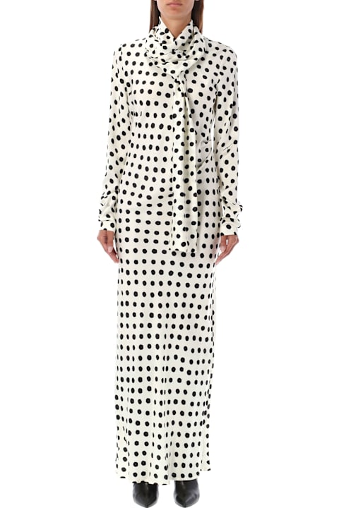 Fashion for Women MSGM Polka Dots Long Dress