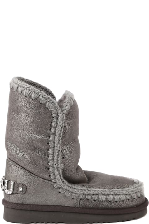 Homeware Mou Eskimo 24 Rhinestones Logo Boots