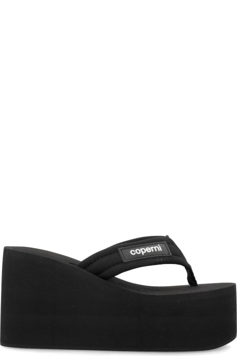 Homeware Coperni Coperni Black Wedge Sandals