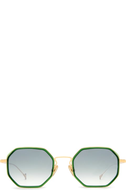 ウィメンズ Eyepetizerのアイウェア Eyepetizer Tommaso 2 Transparent Green Sunglasses