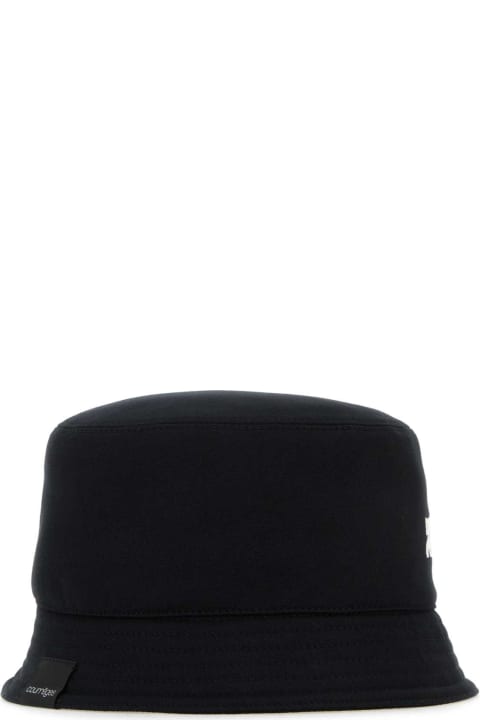 メンズ Courrègesの帽子 Courrèges Black Cotton Bucket Hat