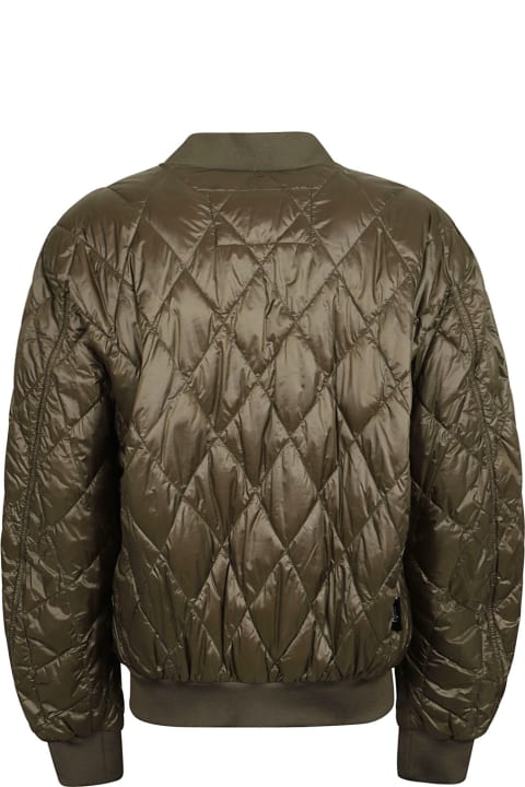 Diamond Quilted Zipped Jacket