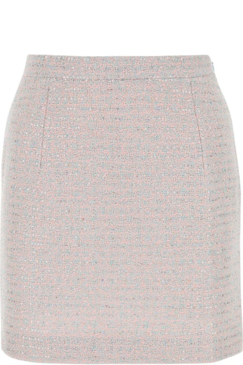 Homeware Alessandra Rich Pink Cotton Blend Skirt
