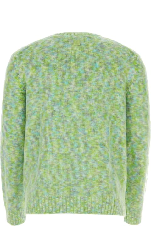 Sweaters for Men Loewe Multicolor Wool Blend Sweater