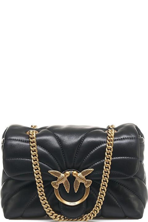 Homeware Pinko Love Puff Chain Linked Mini Crossbody Bag
