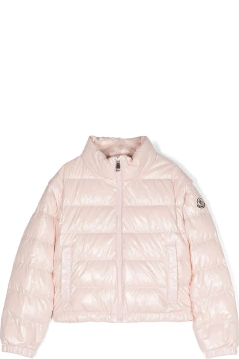 Moncler Sale for Kids Moncler Pink Tenai Down Jacket