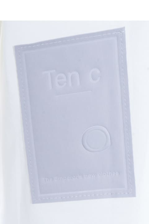 Ten C Topwear for Men Ten C White Polo