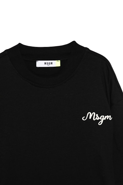 Fashion for Women MSGM Msgm Kids T-shirt With Embroidered Logo
