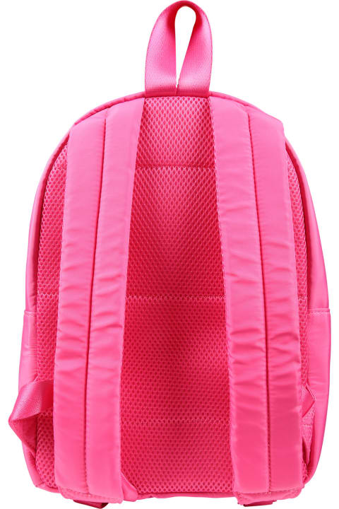 Accessories & Gifts for Girls Karl Lagerfeld Kids Fuchsia Backpack For Girl With Logo And Choupette