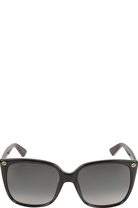 ウィメンズ新着アイテム Gucci Eyewear Classic Square Frame Sunglasses