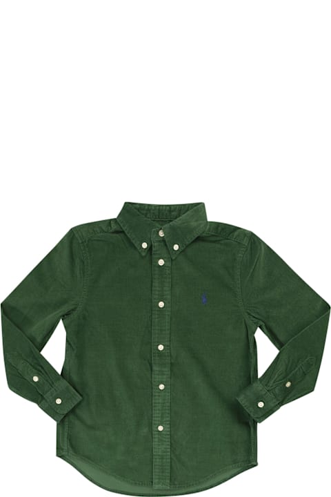 Polo Ralph Lauren Shirts for Boys Polo Ralph Lauren Cotton Corduroy Shirt With Logo