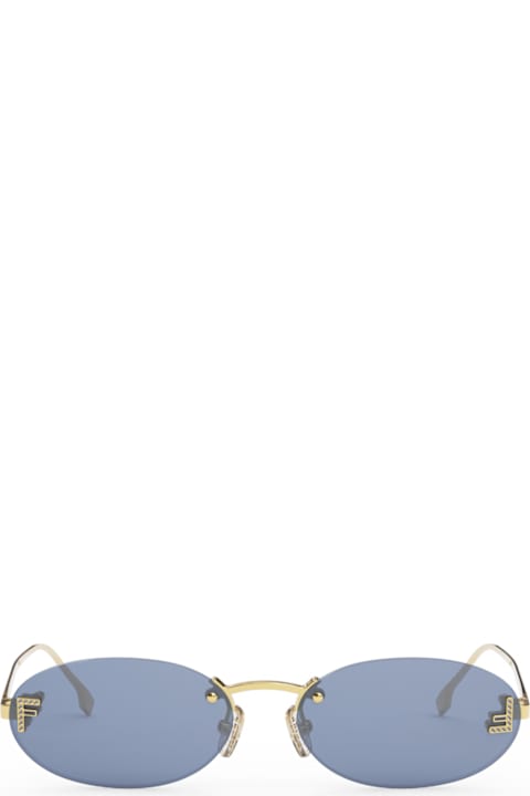 Fendi Eyewear for Men Fendi Eyewear Fe4075us 30v Oro Fendi First Crystal Sunglasses