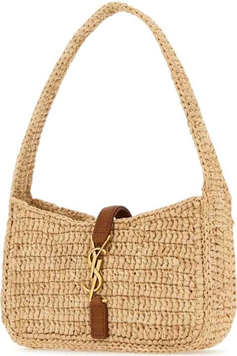 Totes for Women Saint Laurent Raffia Mini Le 5 ã  7 Handbag