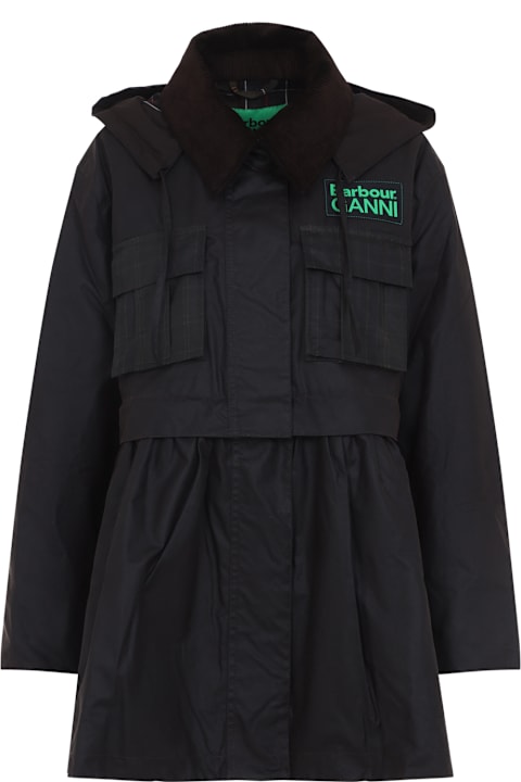 Barbour for Kids Barbour Peplum Wax Jacket