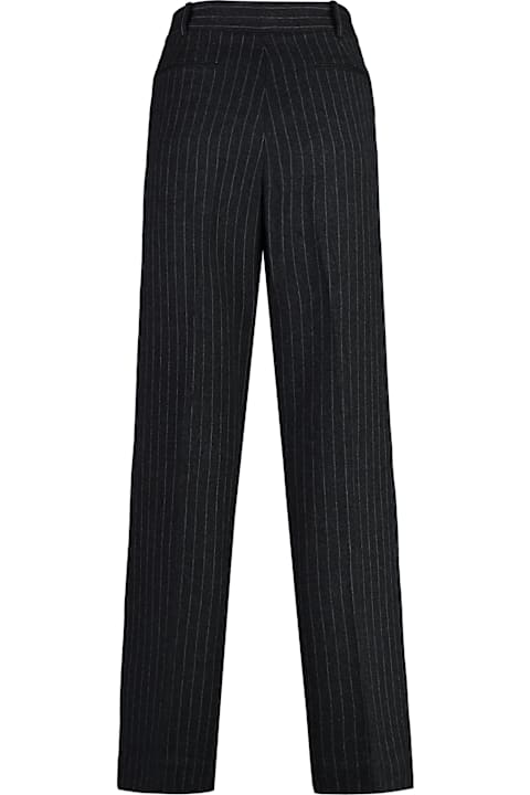 MICHAEL Michael Kors Pants & Shorts for Women MICHAEL Michael Kors Pinstriped Wool Trousers