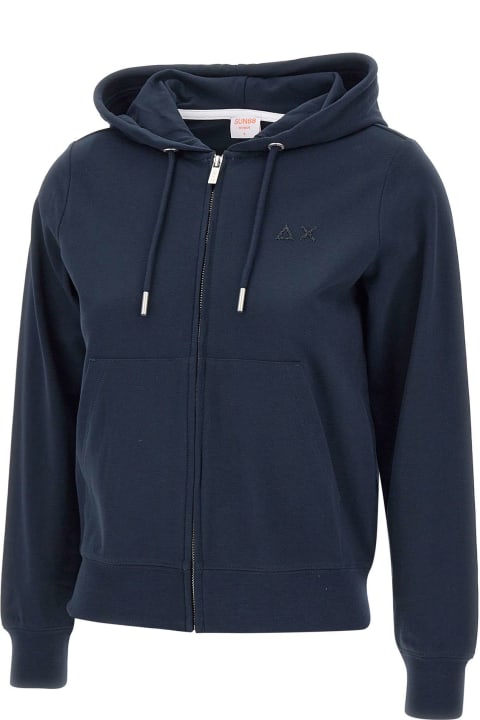 Coats & Jackets for Women Sun 68 'hood Zip' Sweatshirt Cotton