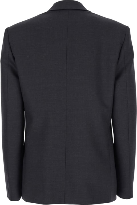 Philosophy di Lorenzo Serafini Coats & Jackets for Women Philosophy di Lorenzo Serafini Charcoal Stretch Polyester Blend Blazer