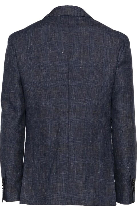 Lardini Coats & Jackets for Men Lardini Check-pattern Single-breasted Blazer