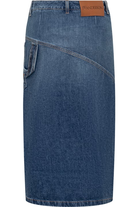 Homeware J.W. Anderson Twisted Midi Skirt