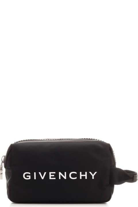 Luggage for Men Givenchy G-zip Toilet Pouch