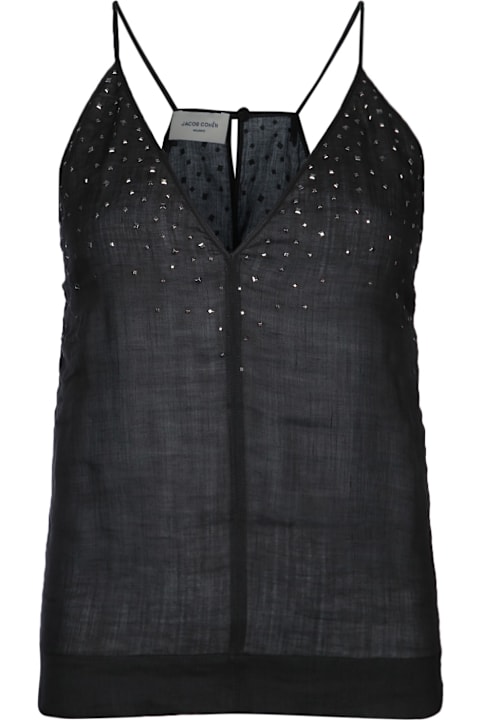 Jacob Cohen Clothing for Women Jacob Cohen Canotta Spalline Sottili Borchie