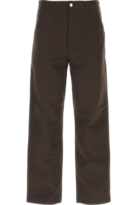 Carhartt Pants for Men Carhartt Brown Cotton Single Knee Pant