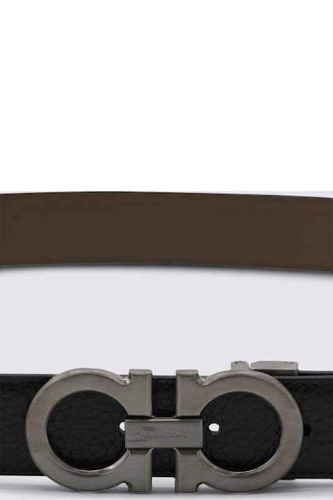 Homeware Ferragamo Black Leather Belt
