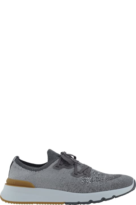 Homeware Brunello Cucinelli Knit Chine Sneakers