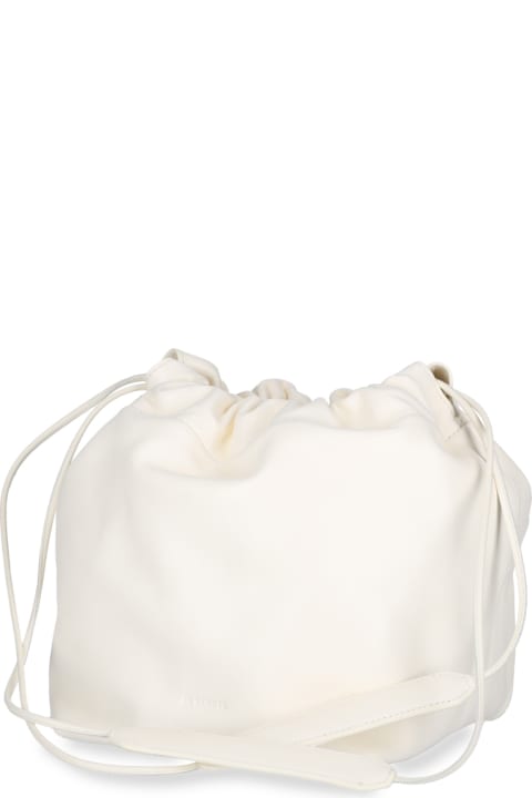 Jil Sander Shoulder Bags for Women Jil Sander Drawstring Bucket Bag