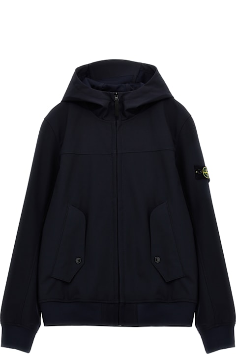 Homeware Stone Island Junior 'light Soft Shell-r E.dye® Technology' Jacket