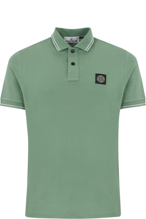 Topwear for Men Stone Island Polo 22002sc In Pique Cotton