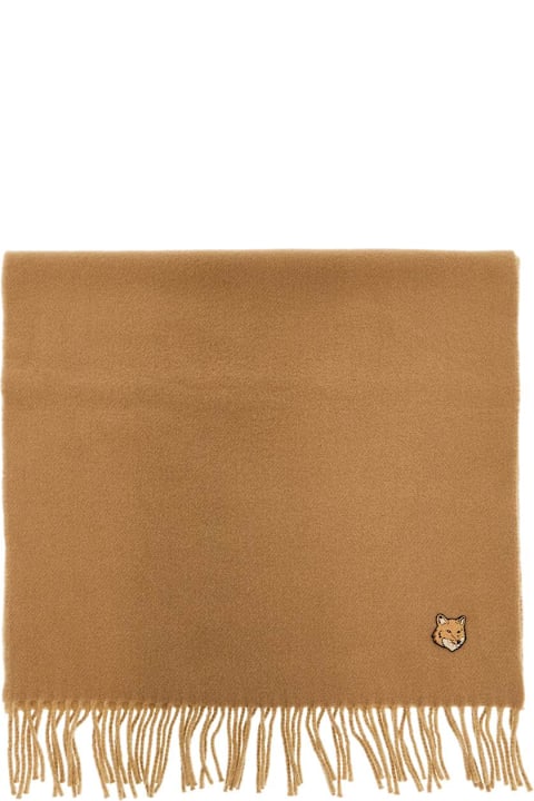 Maison Kitsuné Scarves for Men Maison Kitsuné 'bold Fox Head Reversible Scar