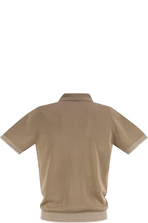 Peserico Topwear for Women Peserico Polo Shirt In Linen And Cotton Yarn