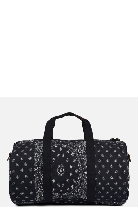 Luggage for Women MC2 Saint Barth Travel Duffel Bag With Black Bandanna Print